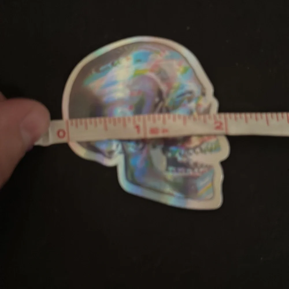 Holographic skull stickers/decals